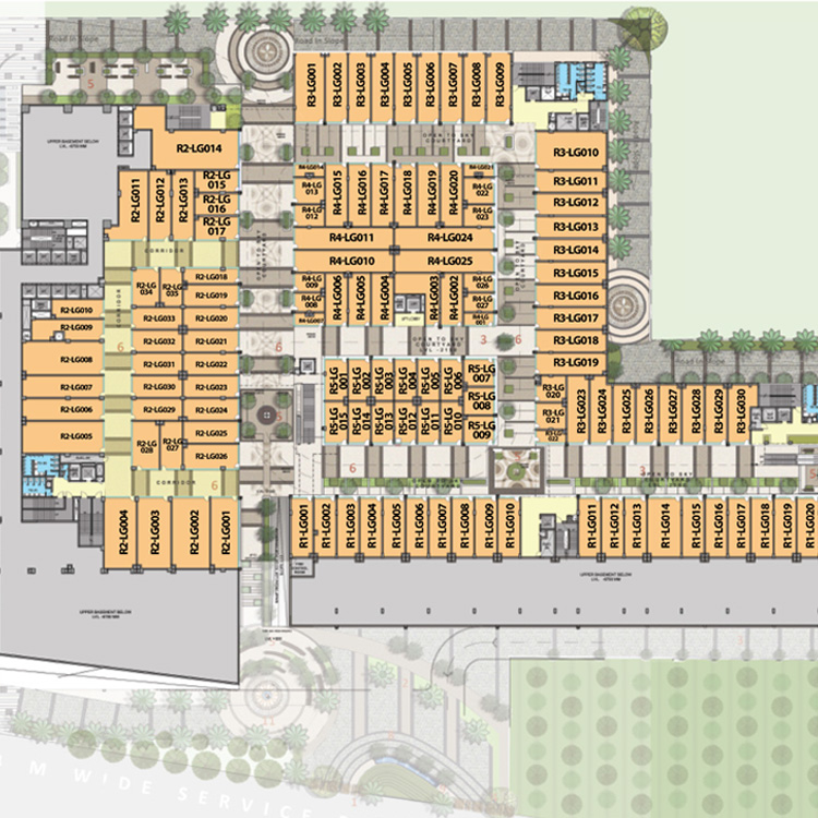 M3M Corner Walk Sector 74 Gurgaon- Lower Ground Floor Layout