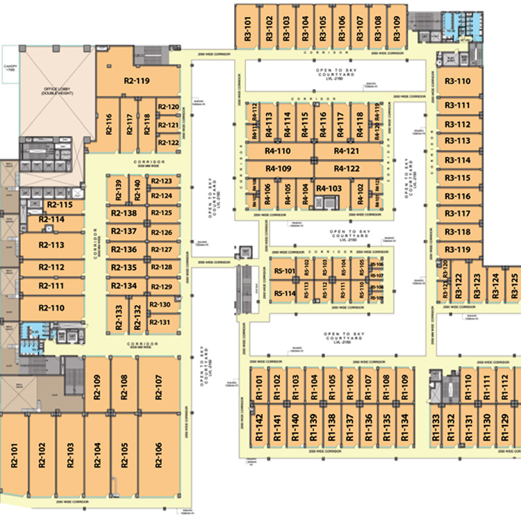 M3M Corner Walk Sector 74 Gurgaon- First Floor Layout