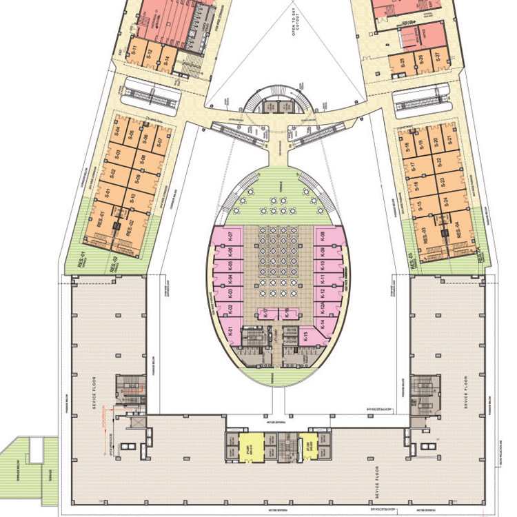 Satya The Hive Sector 102 Dwarka Expressway Gurgaon- Second Floor Layout