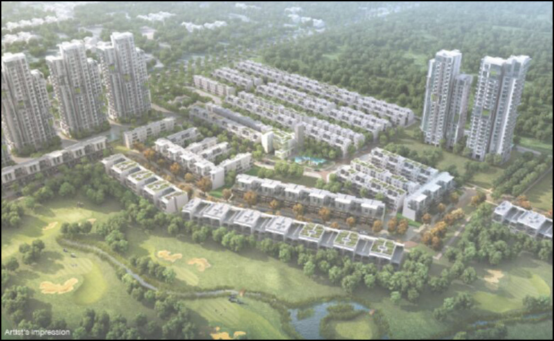 Site Plan Layout Godrej Properties Golf Links Golf Villas Greater Noida