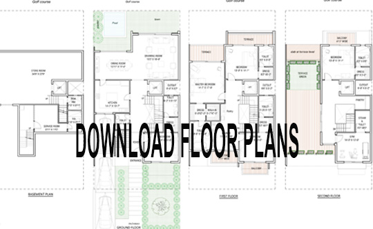Download Floor Plans for The Suites Godrej Golf Links Sector 27 Greater Noida