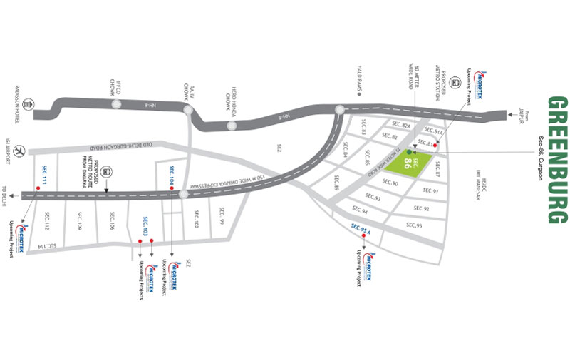 Microtek Greenburg Location Map