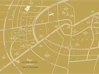 Orris Aster Court Premier Sector 85 Dwarka Expressway New Gurgaon Location Map