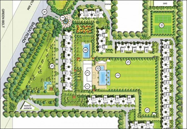 Emaar Gurgaon Greens sector 102 Gurgaon- Site Plan