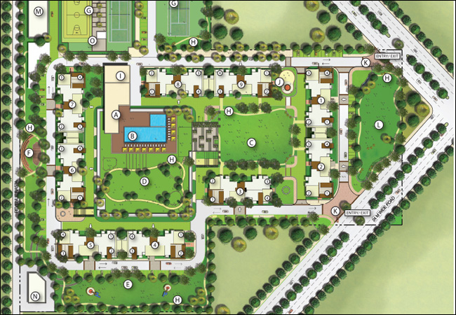 Emaar Imperial Gardens Sector 102 Gurgaon- Site Plan